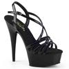 Pleaser - DELIGHT613 KnöchelriemenSandale - Schwarz Product image